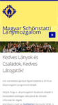 Mobile Screenshot of lanyok.schoenstatt.hu